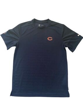 Nike NFL Dri-Fit On Field Chicago Bears Navy Short-Sleeve Performance T-Shirt